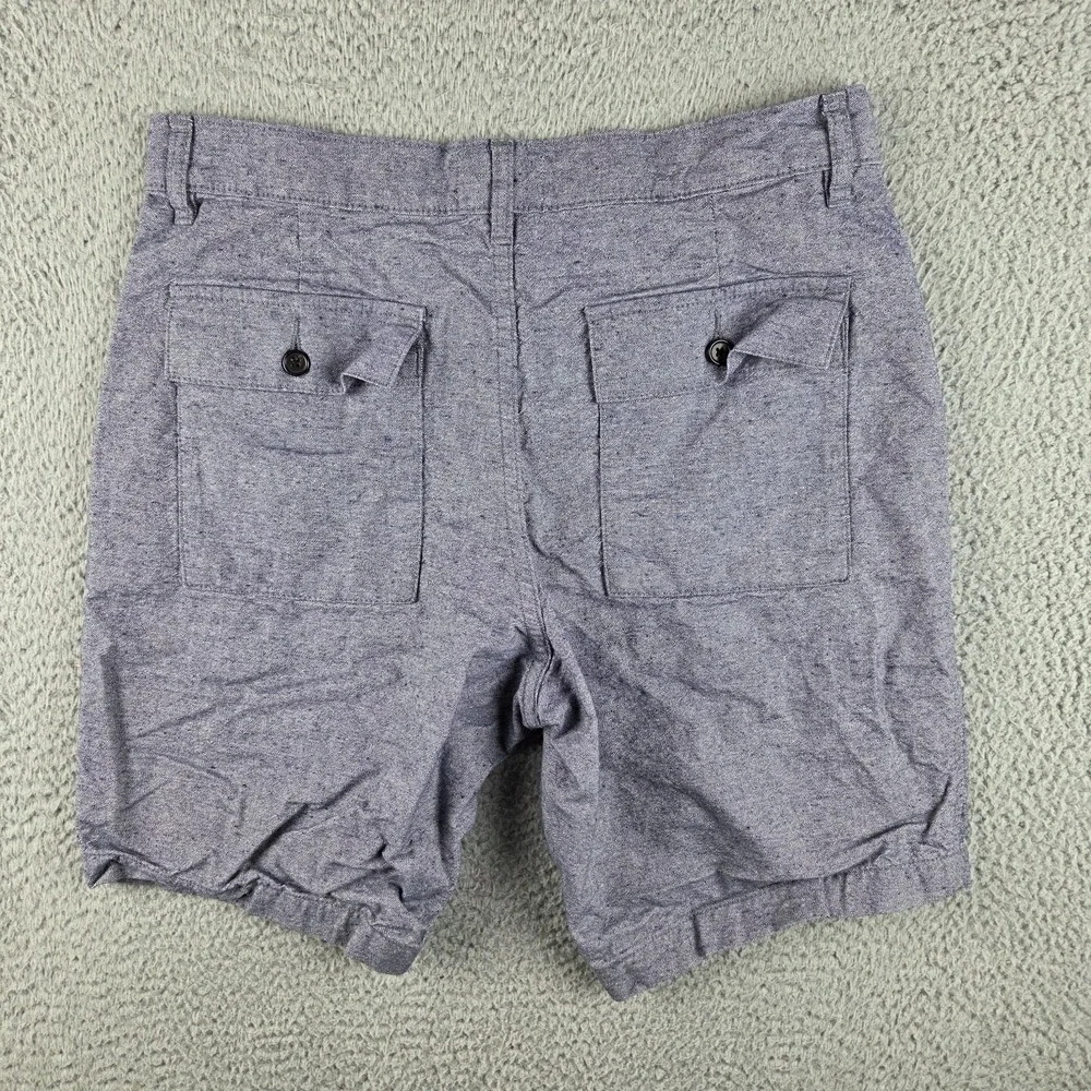 Taylor Stitch Shorts Mens 34 (32x9) Blue Gray Outdoors Preppy Chino